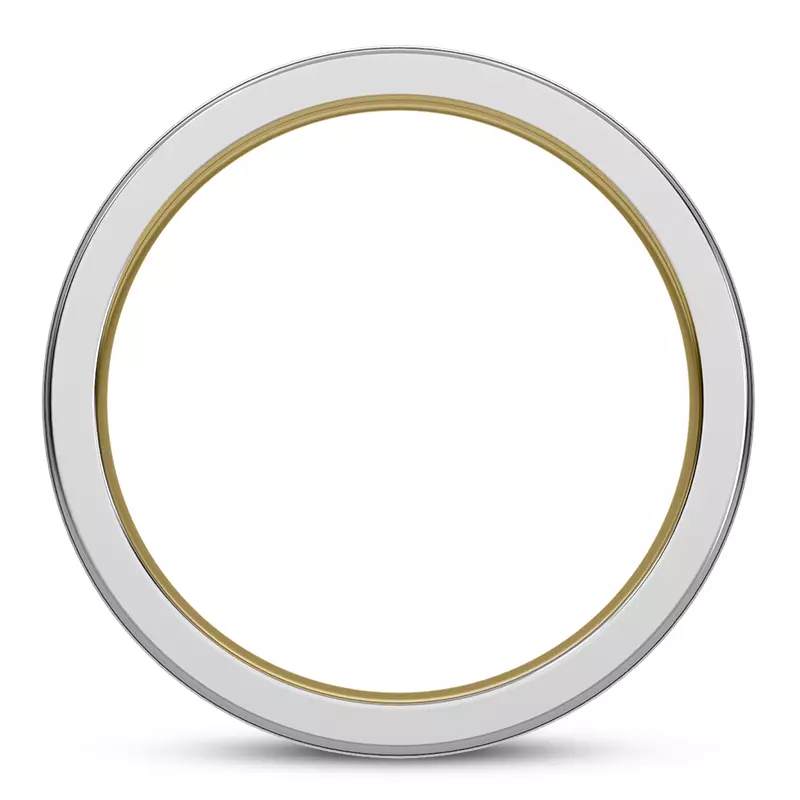 18K Yellow Gold Vela Men's Wedding Band