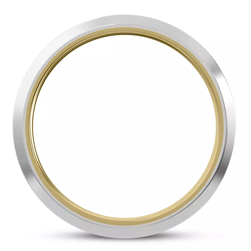 14K Yellow Gold Auriga Men's Wedding Band