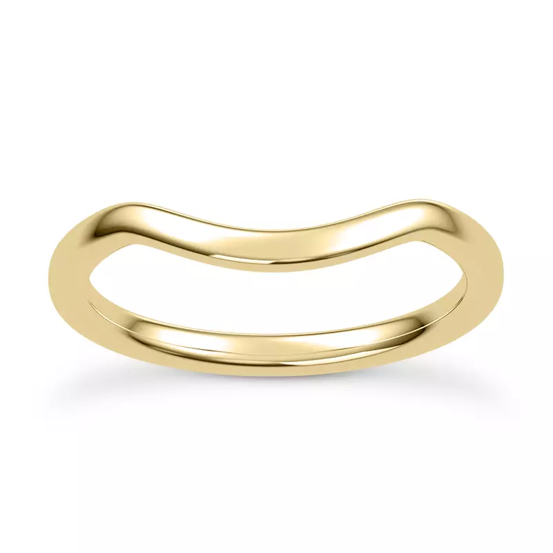 Bryn Wide Curved Band