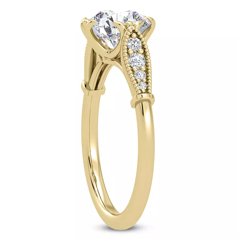 18K Yellow Gold Carina Diamond Engagement Ring