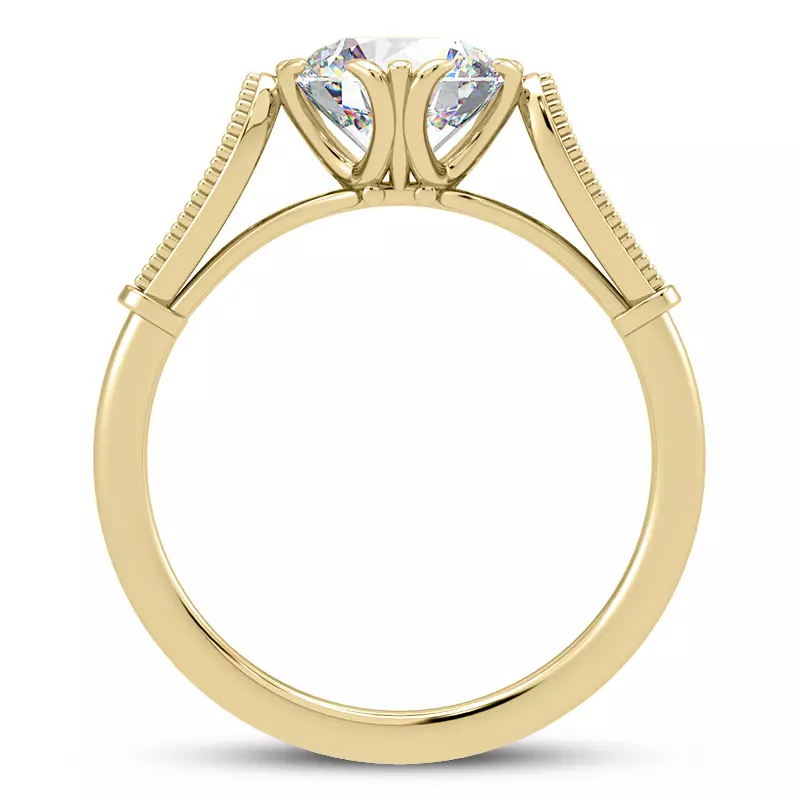 18K Yellow Gold Carina Diamond Engagement Ring