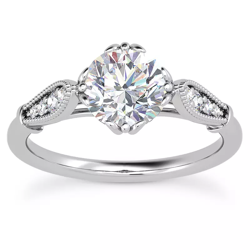 Platinum Carina Diamond Engagement Ring