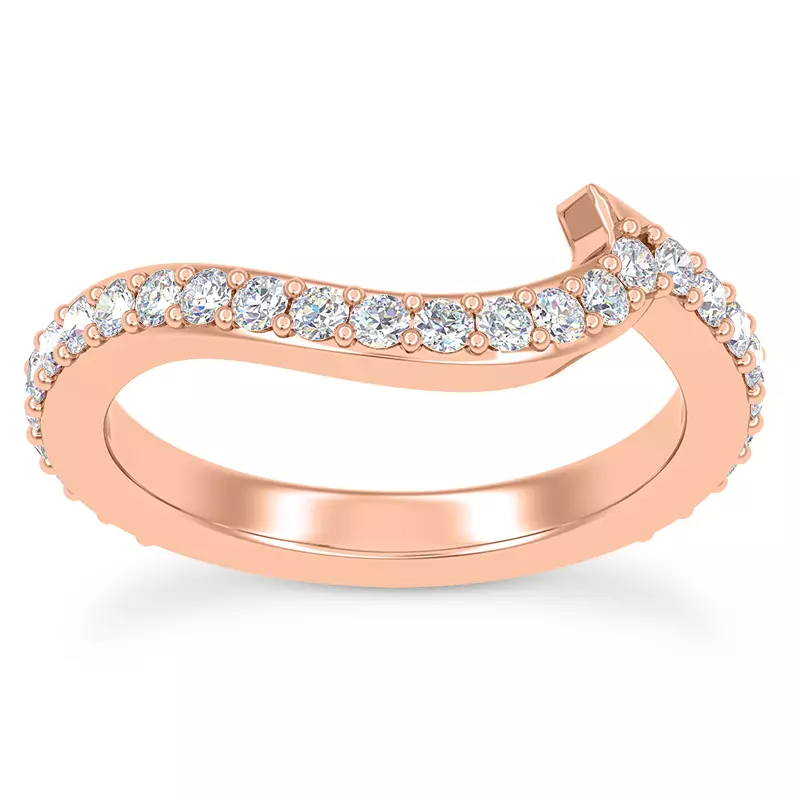 Ara Diamond Curve Band