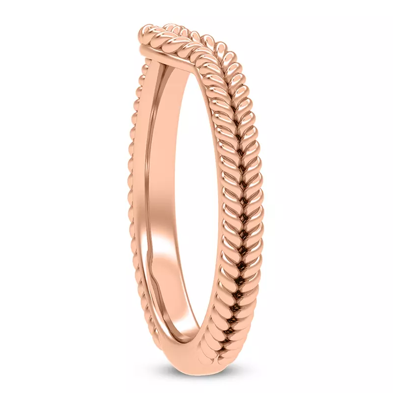 14K Rose Gold Lyra Band