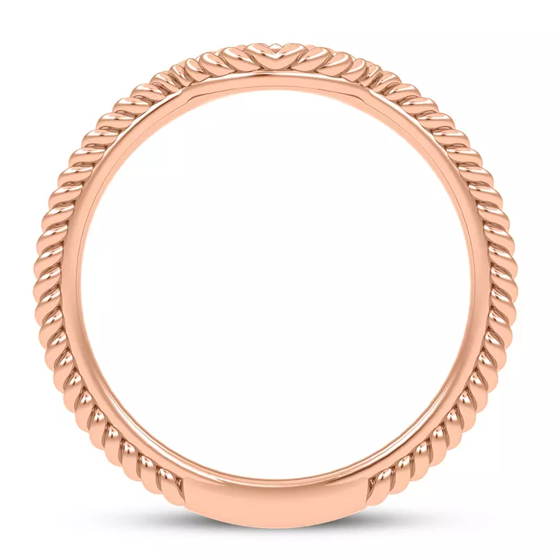14K Rose Gold Lyra Band