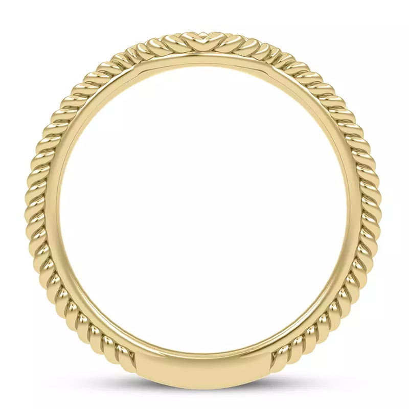 18K Yellow Gold Lyra Band