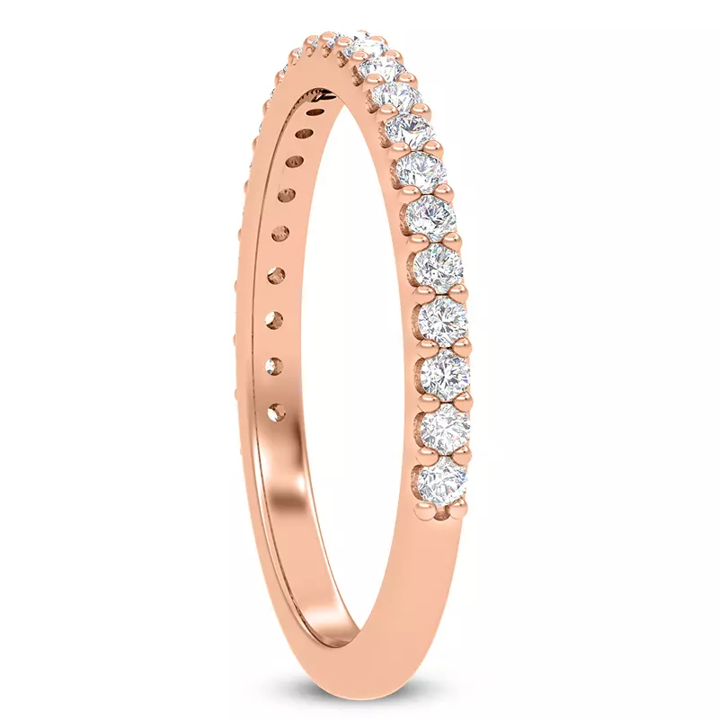 14K Rose Gold Auriga Lab Band