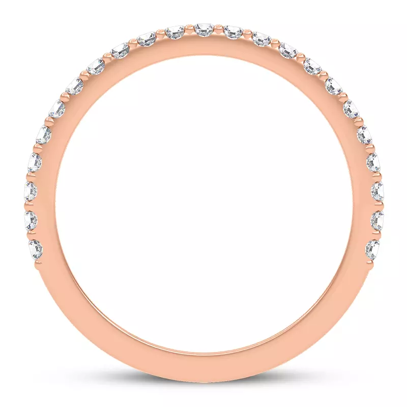 14K Rose Gold Auriga Lab Band