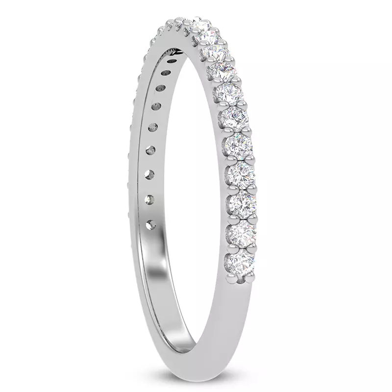 14K White Gold Auriga Diamond Band