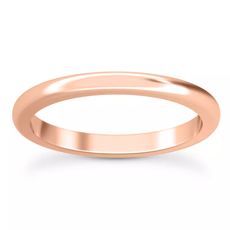 14K Rose Gold Grus Band
