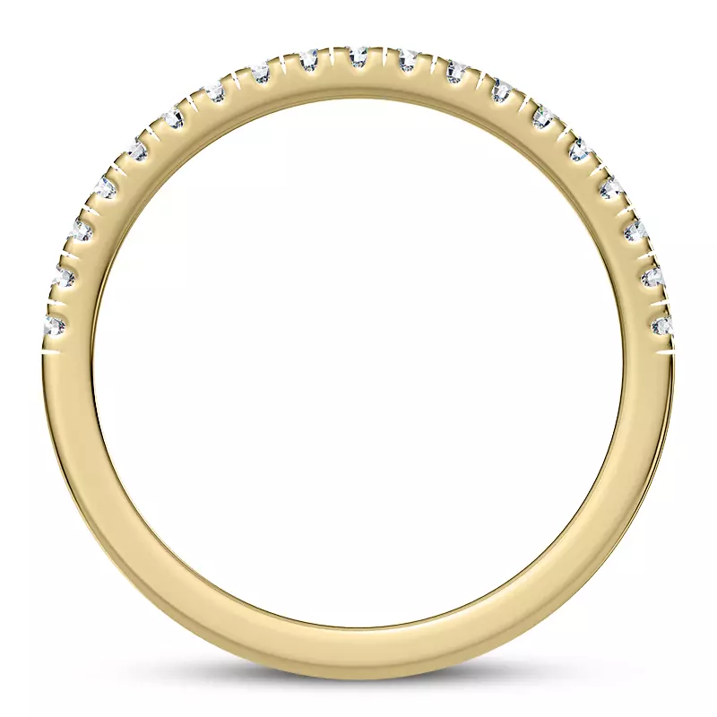 14K Yellow Gold Alka Pave Band