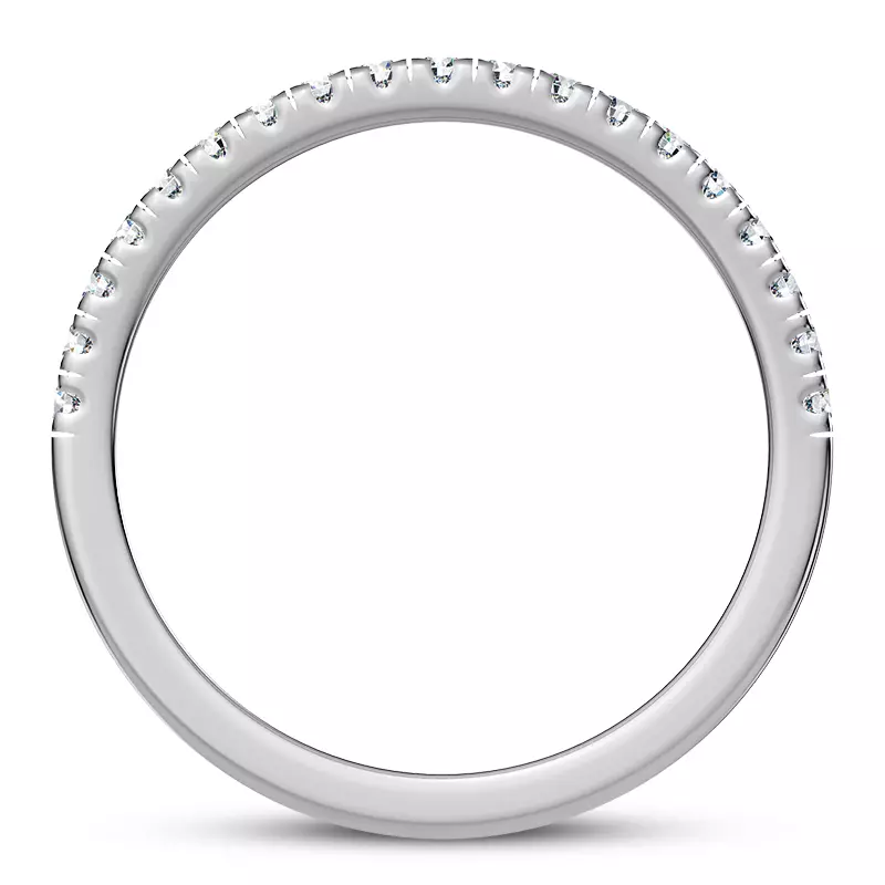 Platinum Alka Pave Band