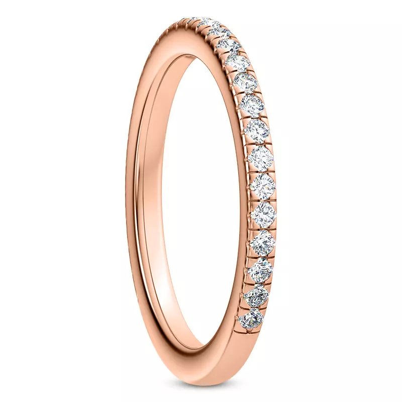 14K Rose Gold Elise Pave Band