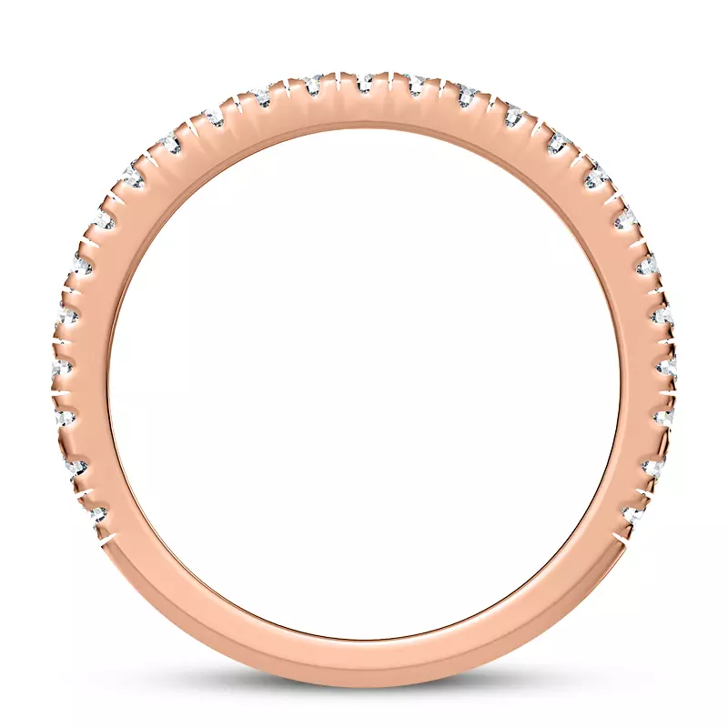 14K Rose Gold Elise Pave Band
