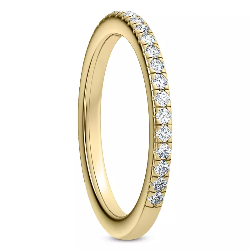 14K Yellow Gold Elise Pave Band
