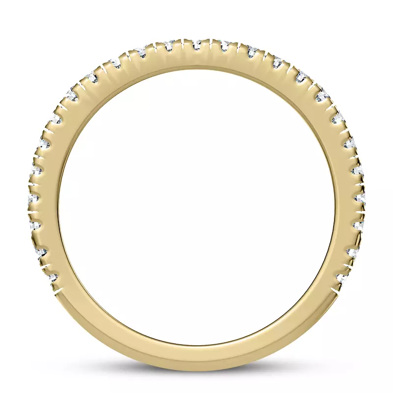 14K Yellow Gold Elise Pave Band