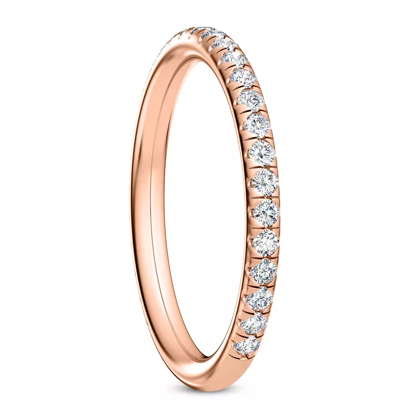 14K Rose Gold Fete Diamond Band