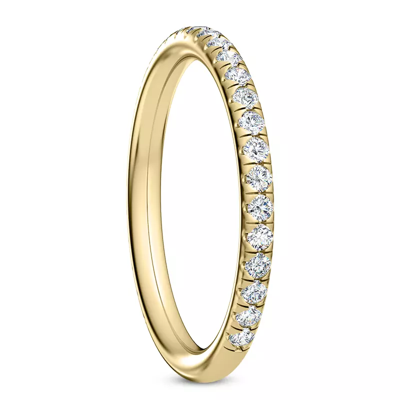 18K Yellow Gold Fete Diamond Band