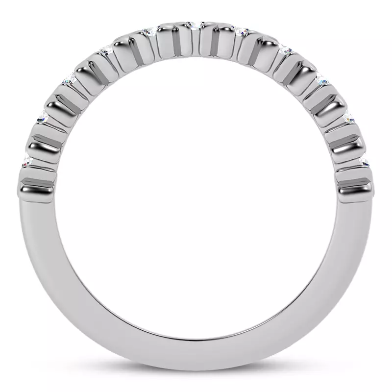 18K White Gold Lovi XO Diamond Band
