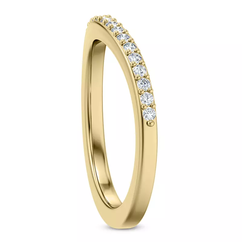 14K Yellow Gold Maka Diamond Band