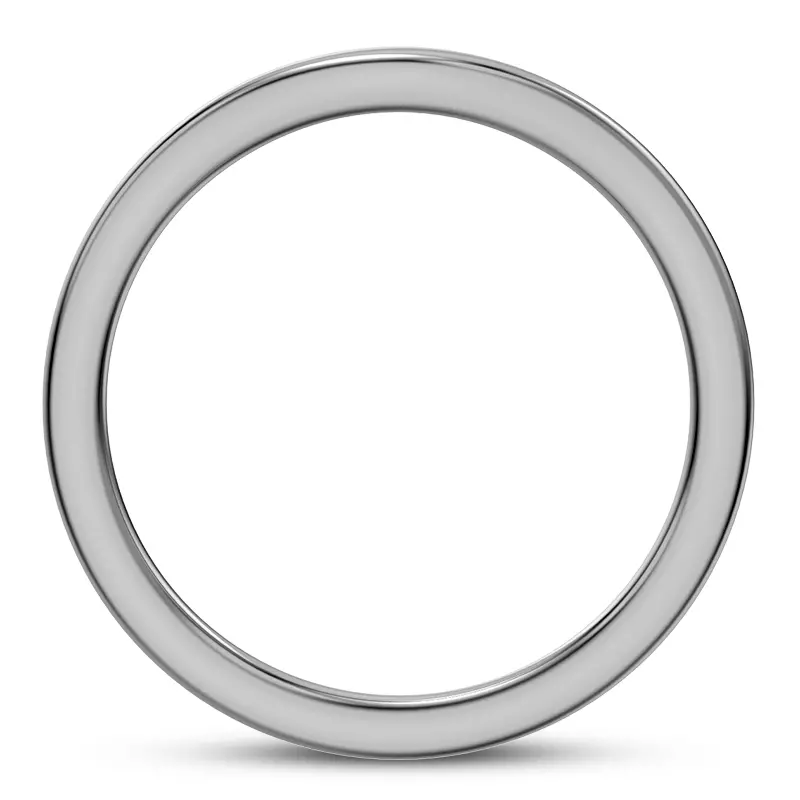 Platinum Bleeker Curved Band
