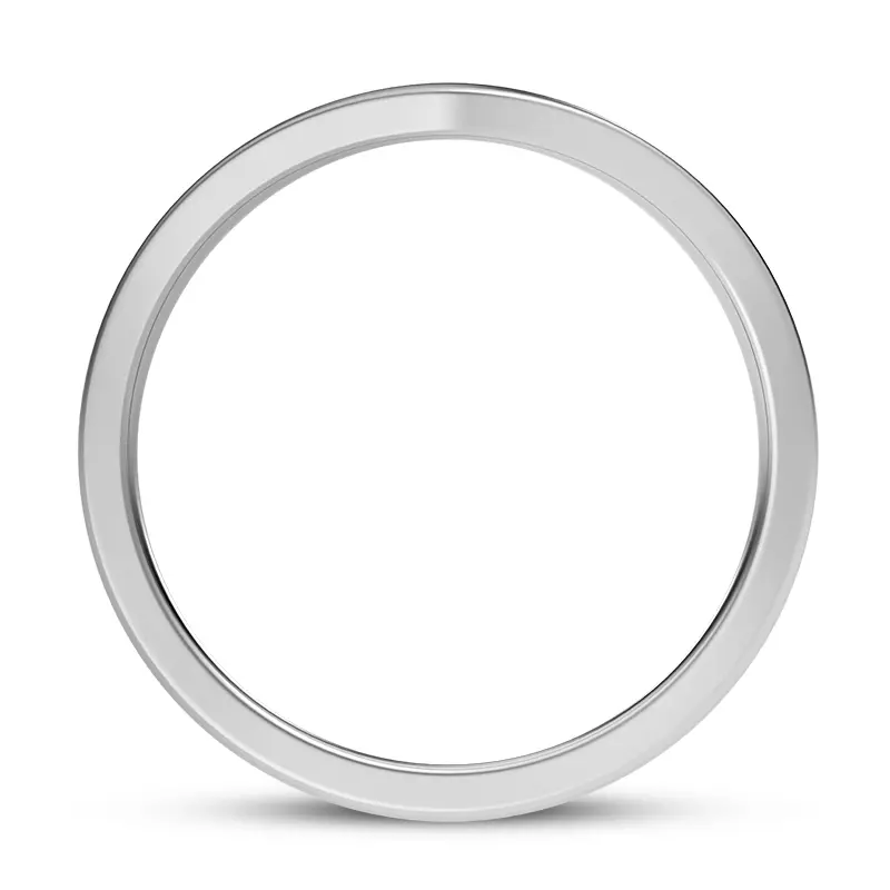 Platinum Boda Curved 2mm Band