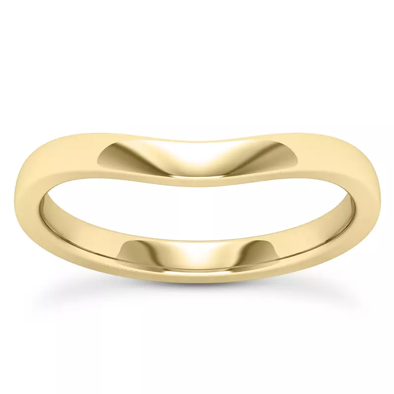 Boda  2mm Curved Band