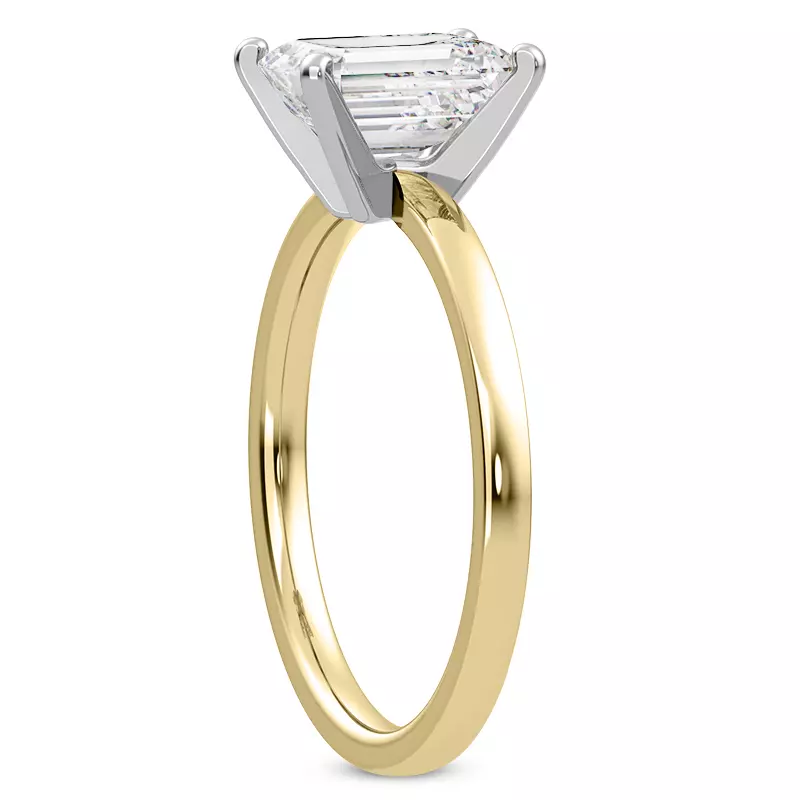 14K Yellow Gold Linda 1.5mm Comfort Fit Engagement Ring