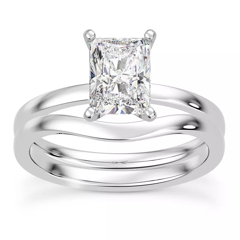 Platinum Linda 1.5mm Comfort Fit Engagement Ring