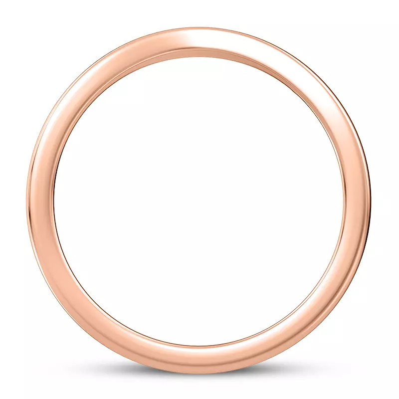 14K Rose Gold Linda 1.5mm Curved Band