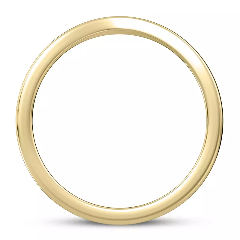 14K Yellow Gold Linda 1.5mm Curved Band