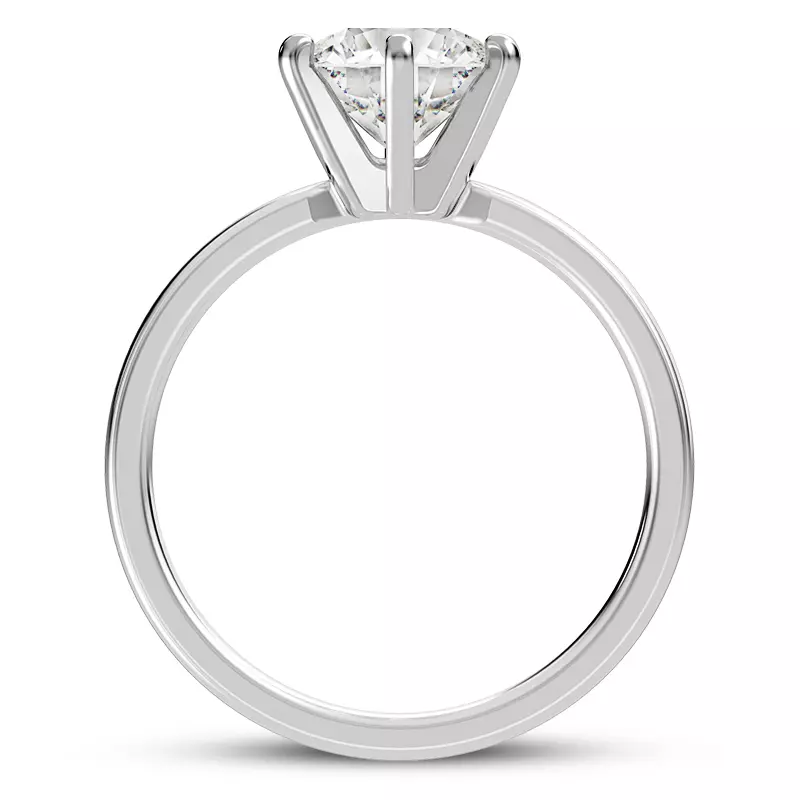Platinum Linda 2mm Comfort Fit Engagement Ring