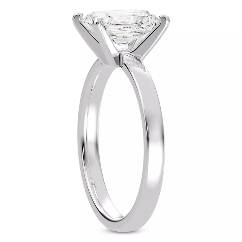 Platinum Linda 2mm Comfort Fit Engagement Ring