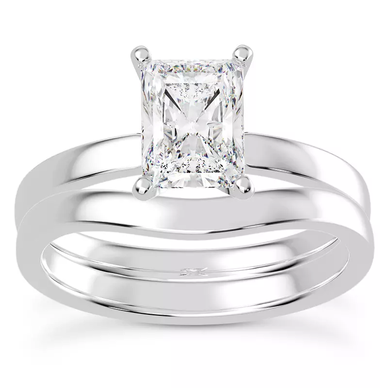 Platinum Linda 2mm Comfort Fit Engagement Ring