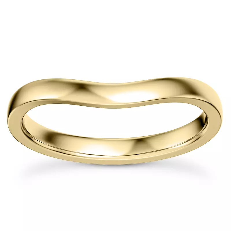 Linda 2mm Curved Band