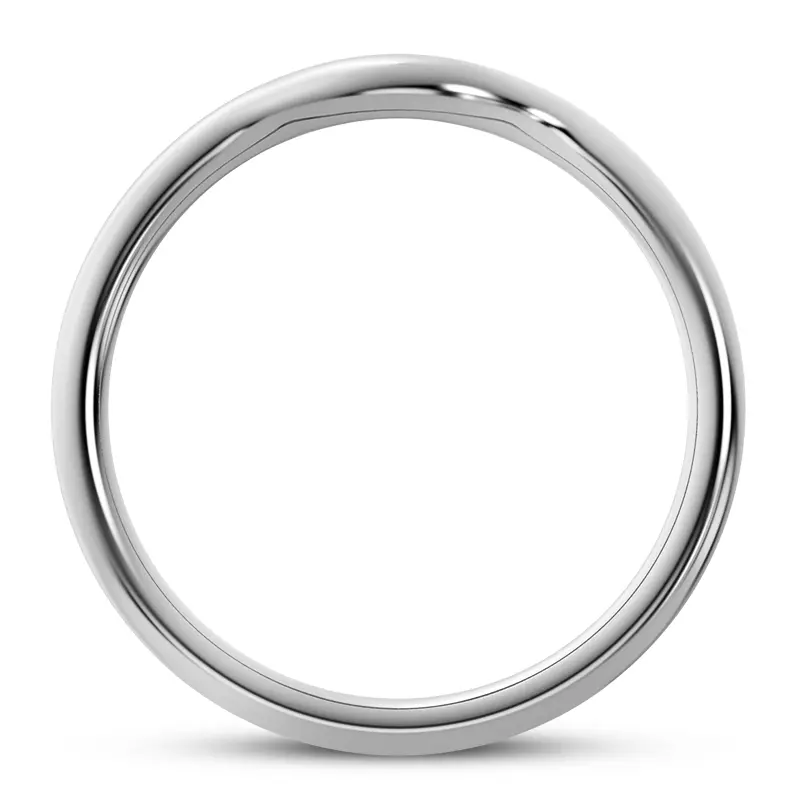 14K White Gold Ramona Curved Band