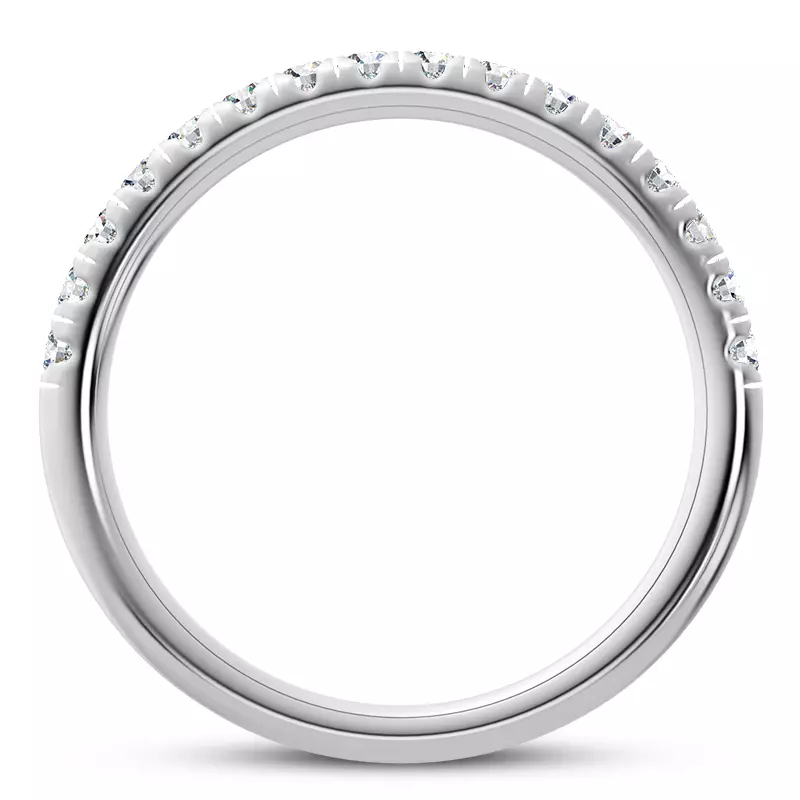18K White Gold Leoni Diamond Band