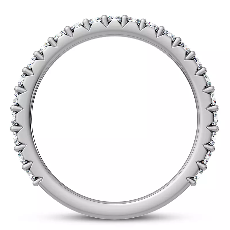 14K White Gold Thalia Diamond Band