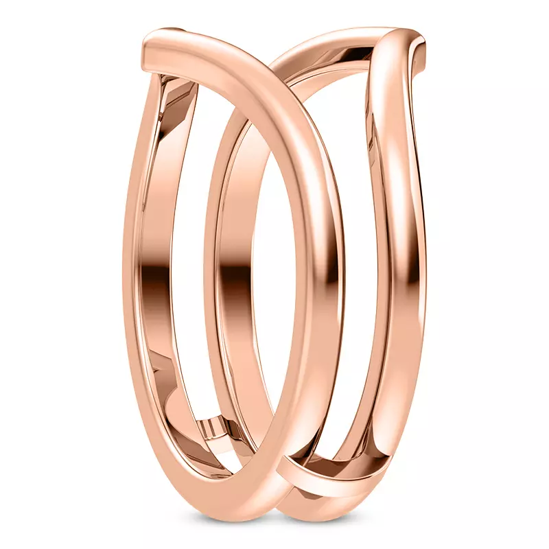 14K Rose Gold Patsy Chevron Enhancer
