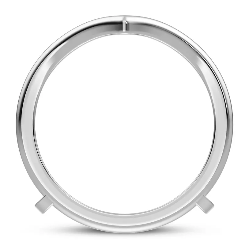 14K White Gold Patsy Chevron Enhancer