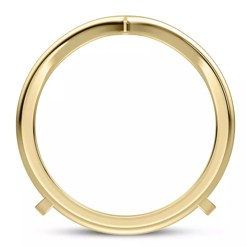 14K Yellow Gold Patsy Chevron Enhancer