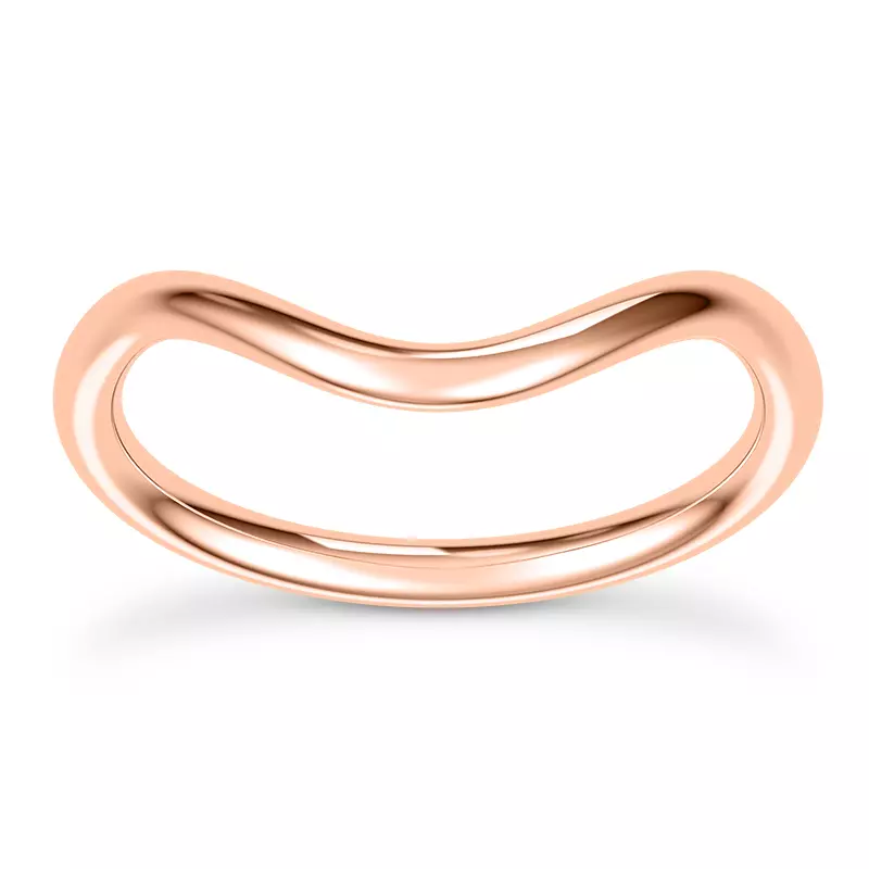 Aya Wide Curved Band