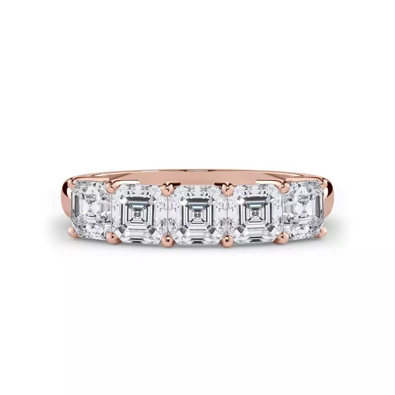 Asscher Cut Diamond 5 Stone Ring (1.50 ct. tw.)