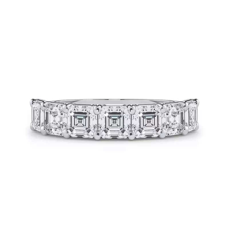 Platinum Asscher Cut Diamond 7 Stone Ring (2.00 ct. tw.)