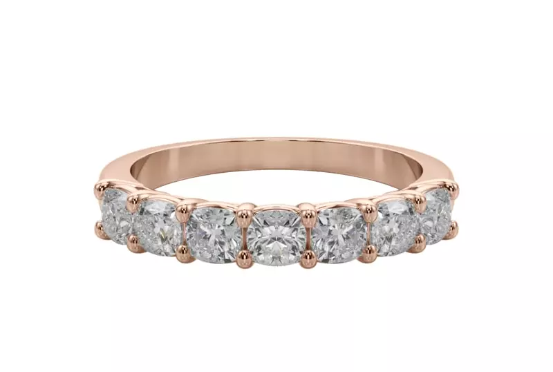 Cushion Cut Diamond 7 Stone Ring (1.00 ct. tw.)