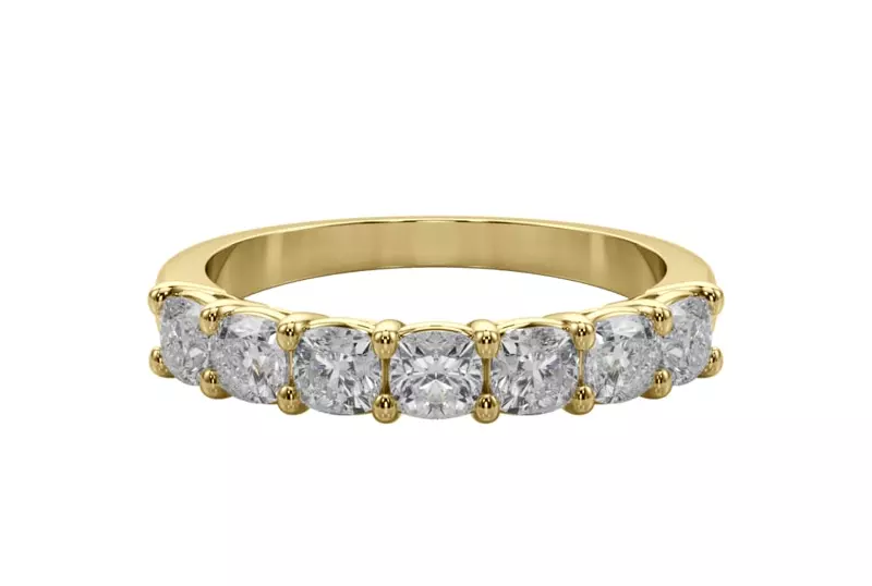 Cushion Cut Diamond 7 Stone Ring (1.00 ct. tw.)