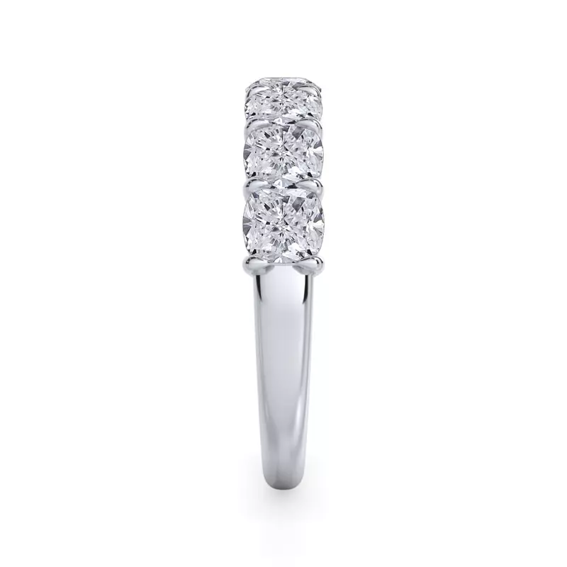 Platinum Cushion Cut Lab Diamond 7 Stone Ring (2.00 ct. tw.)