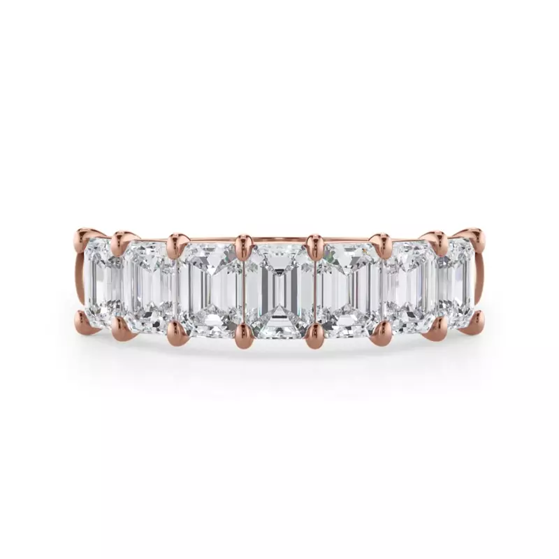 Emerald Cut Lab Diamond 7 Stone Ring (1.50 ct. tw.)