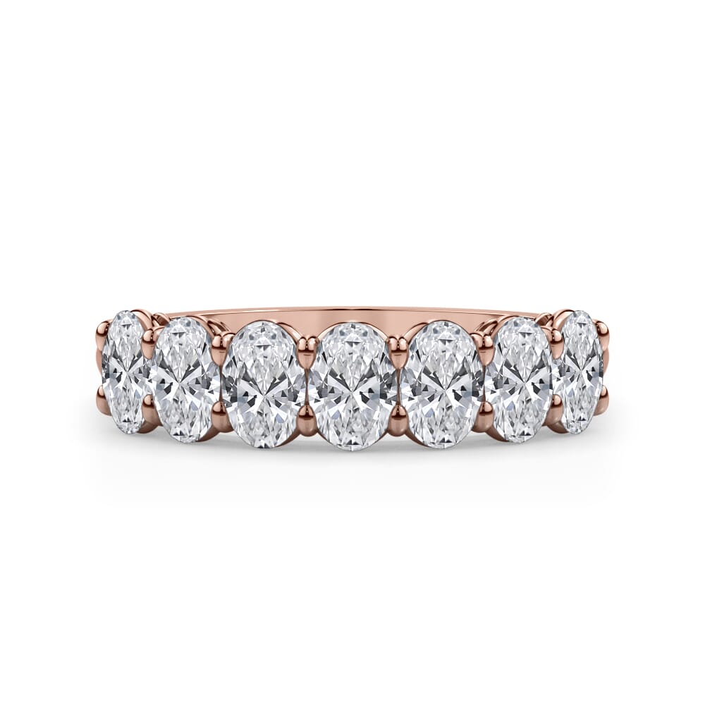 Oval Cut Lab Diamond 7 Stone Ring (1.50 ct. tw.)