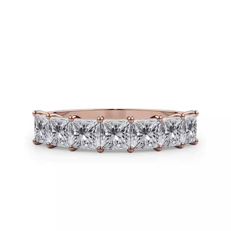 Princess Cut Lab Diamond 7 Stone Ring (1.50 ct. tw.)